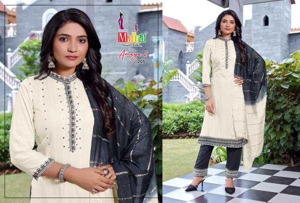 Maira Amaya Vol 2 Rayon Designer Exclusive Readymade Suit